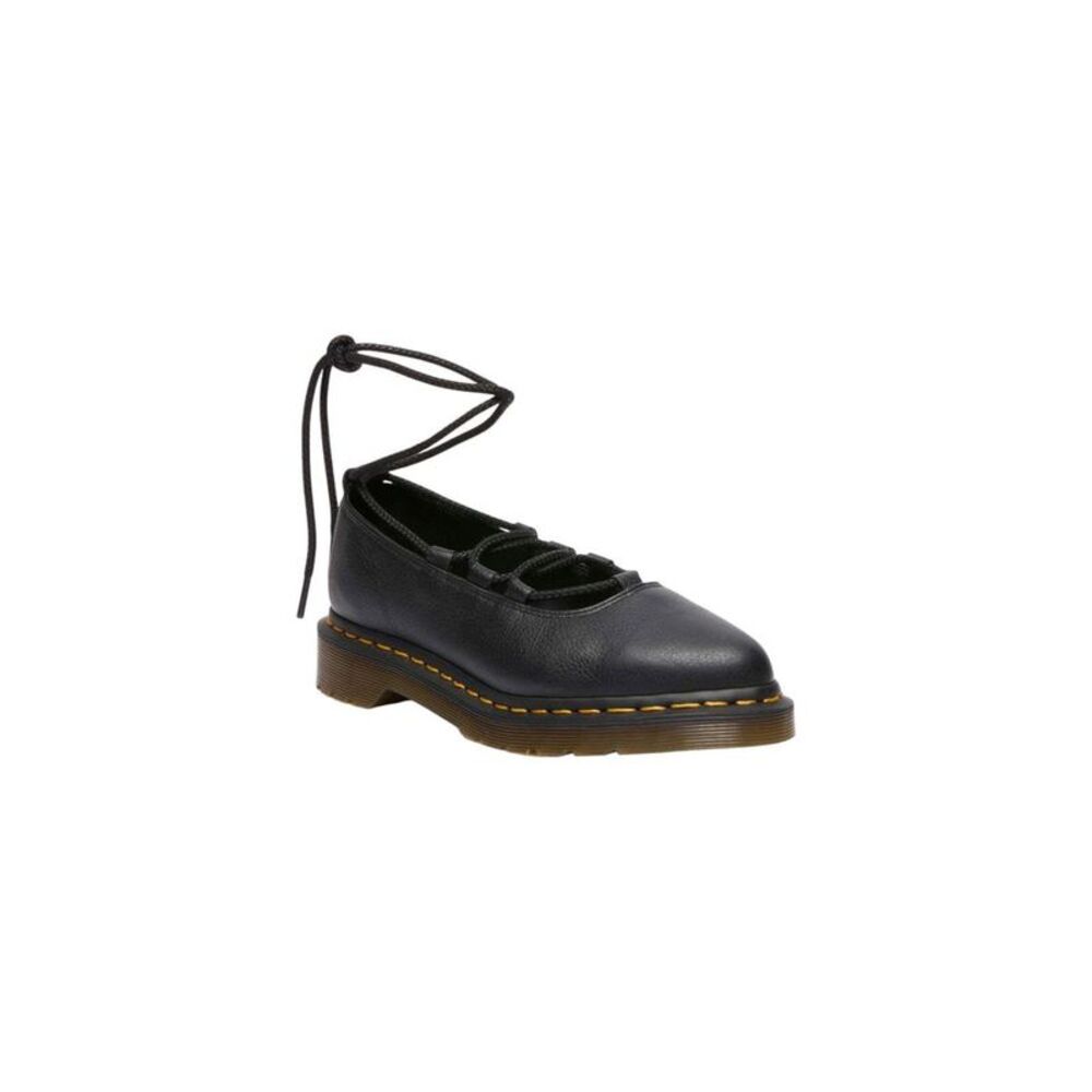 Dr. Martens Black Leather Platform Women's Pumps